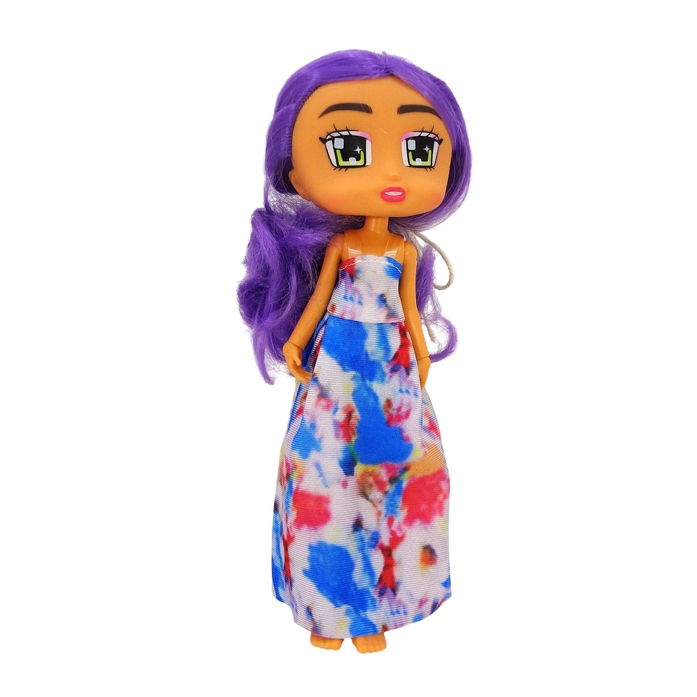 Boxy Girls Willow Doll Purple Hair Toy Fashion Dress Up Fun 8" high‎